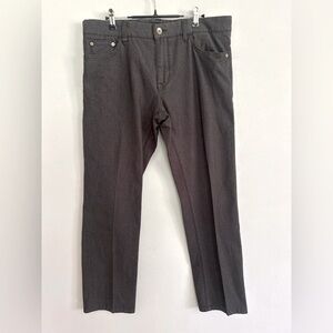 Hugo Boss Maine Regular Fit Stretch Pants Charcoal Gray Size 34/32
